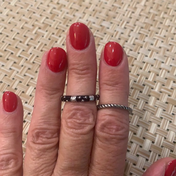 Stackable silver rings - Picture 2 of 6